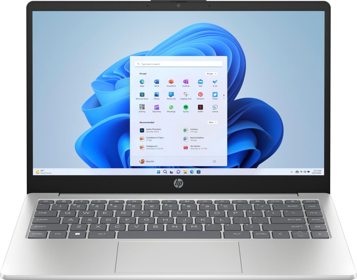 HP 14-ep1063cl 14" FHD Intel Core 3 100U 1.2 GHz 12GB DDR4 256GB SSD W11H Laptop