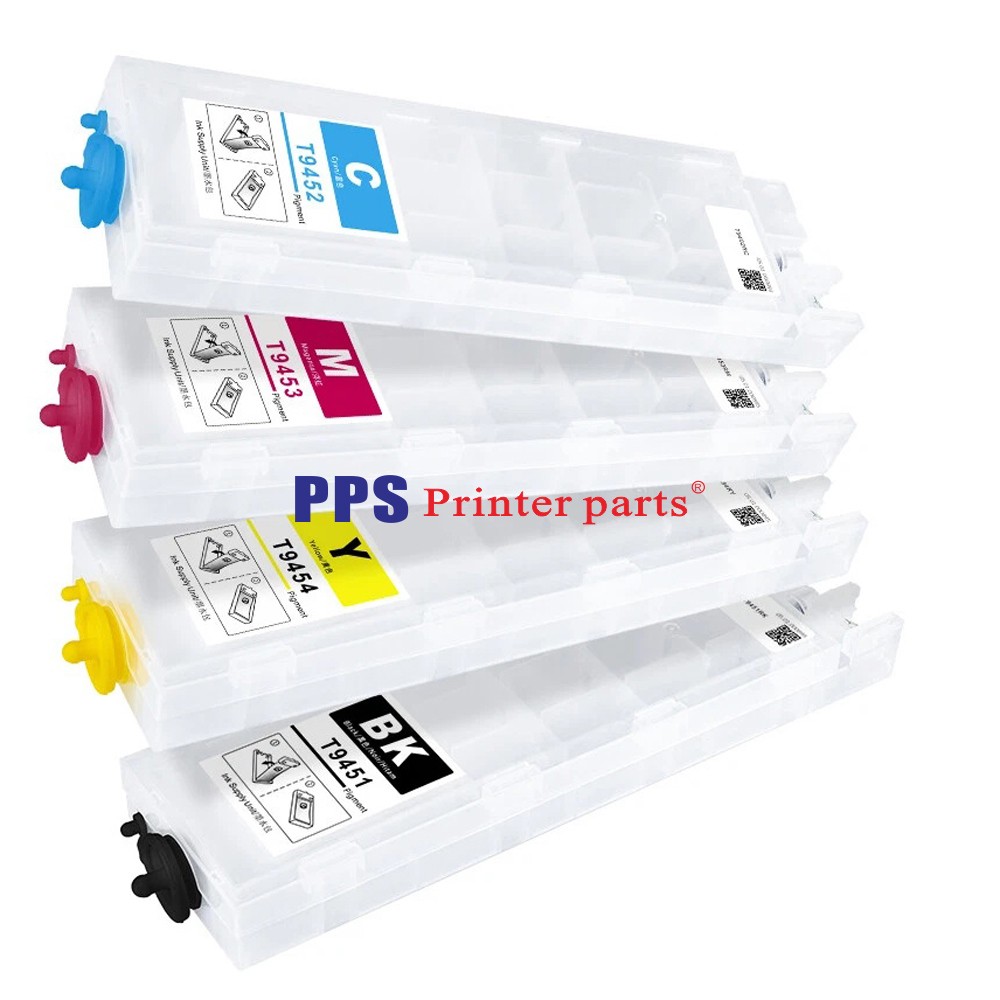 1set 4color Refillable Ink Cartridge For EPSON WF-C5790 5210 5710 5290 Printer