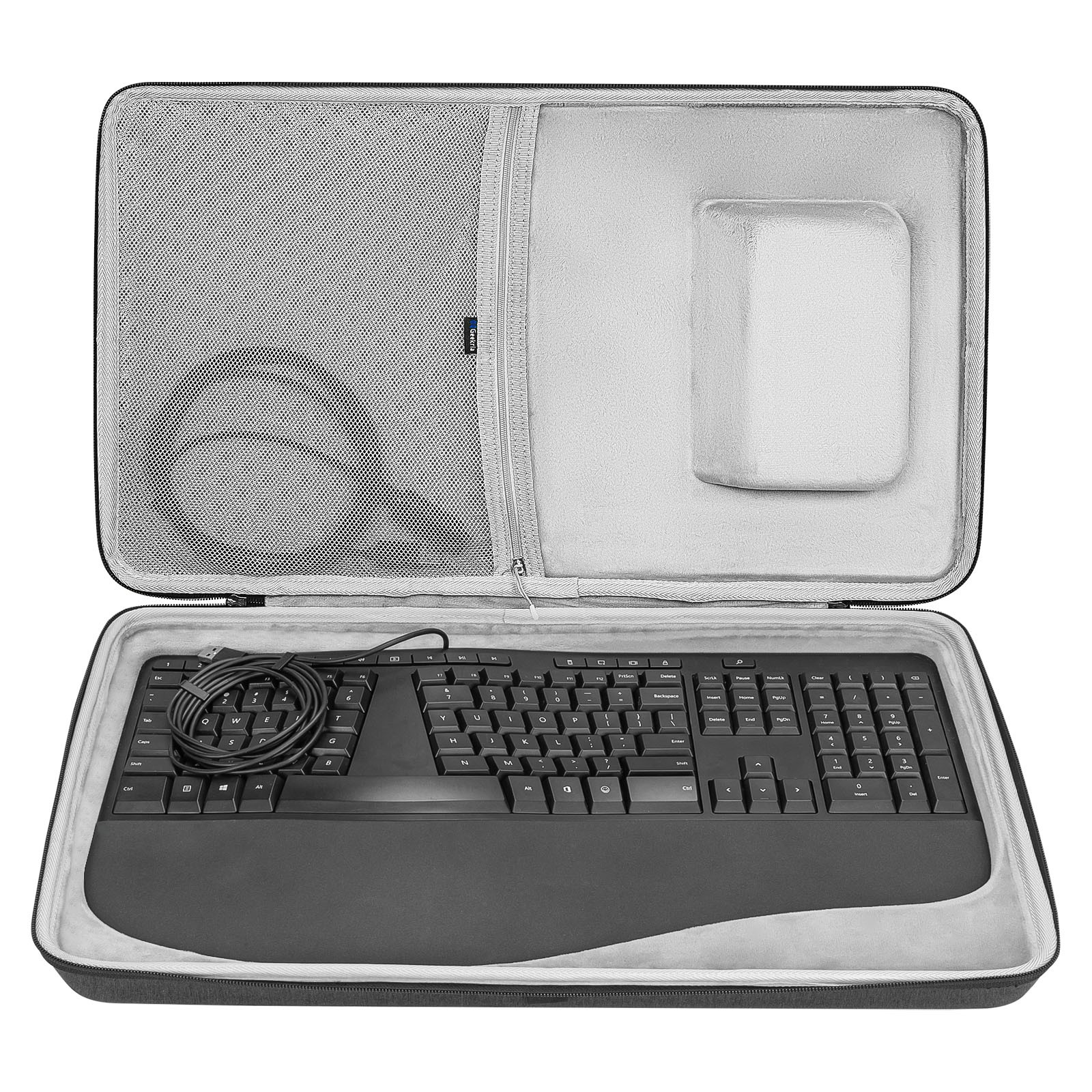 Geekira Hard Travel Case for Microsoft Ergonomic Keyboard (LXM-00001)