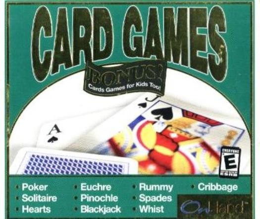 OnHand Card Games PC CD over 100 varieties of classics euchre, rummy, solitaire