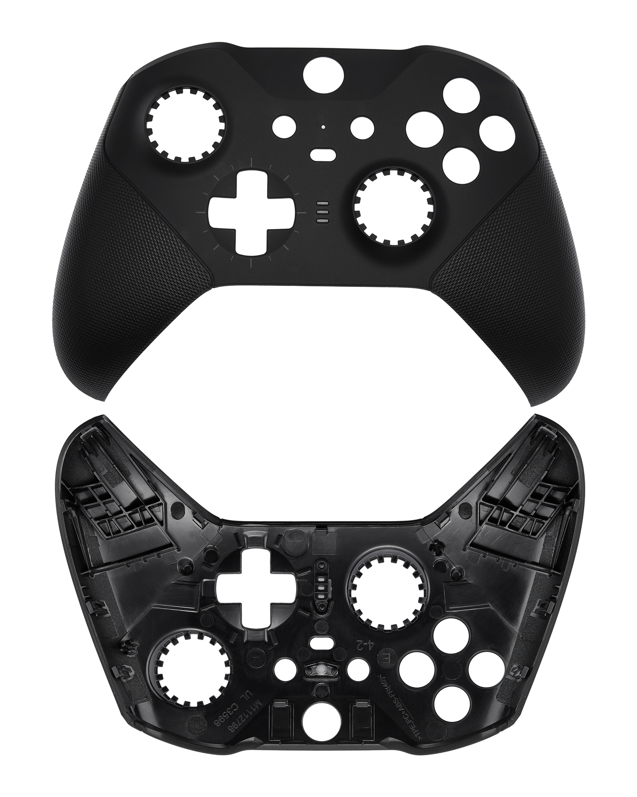 Replacement Top Faceplate Compatible With Xbox One S2 Elite Controller (Black)