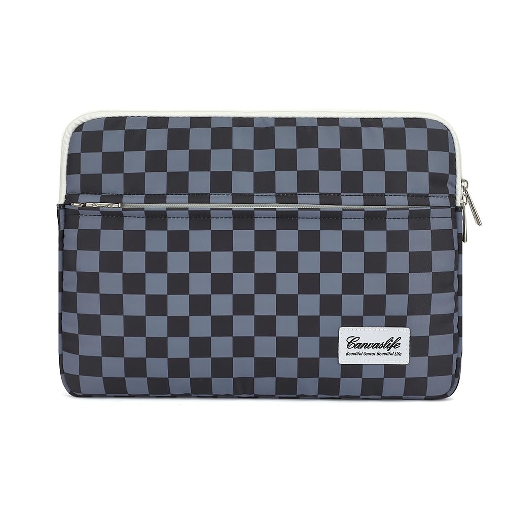 Canvaslife Black Checker Pattern 13 inch 13 inch/13.3 inch,