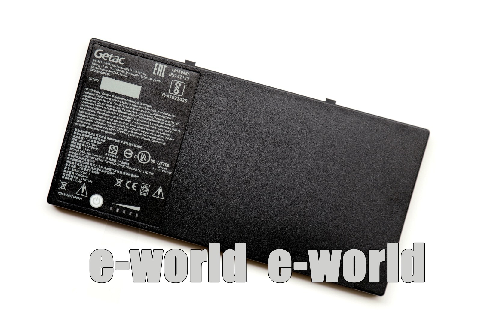 Original BP3S1P2160-S BP3S1P2160 Battery for Getac F110 G2 G4 441857100001