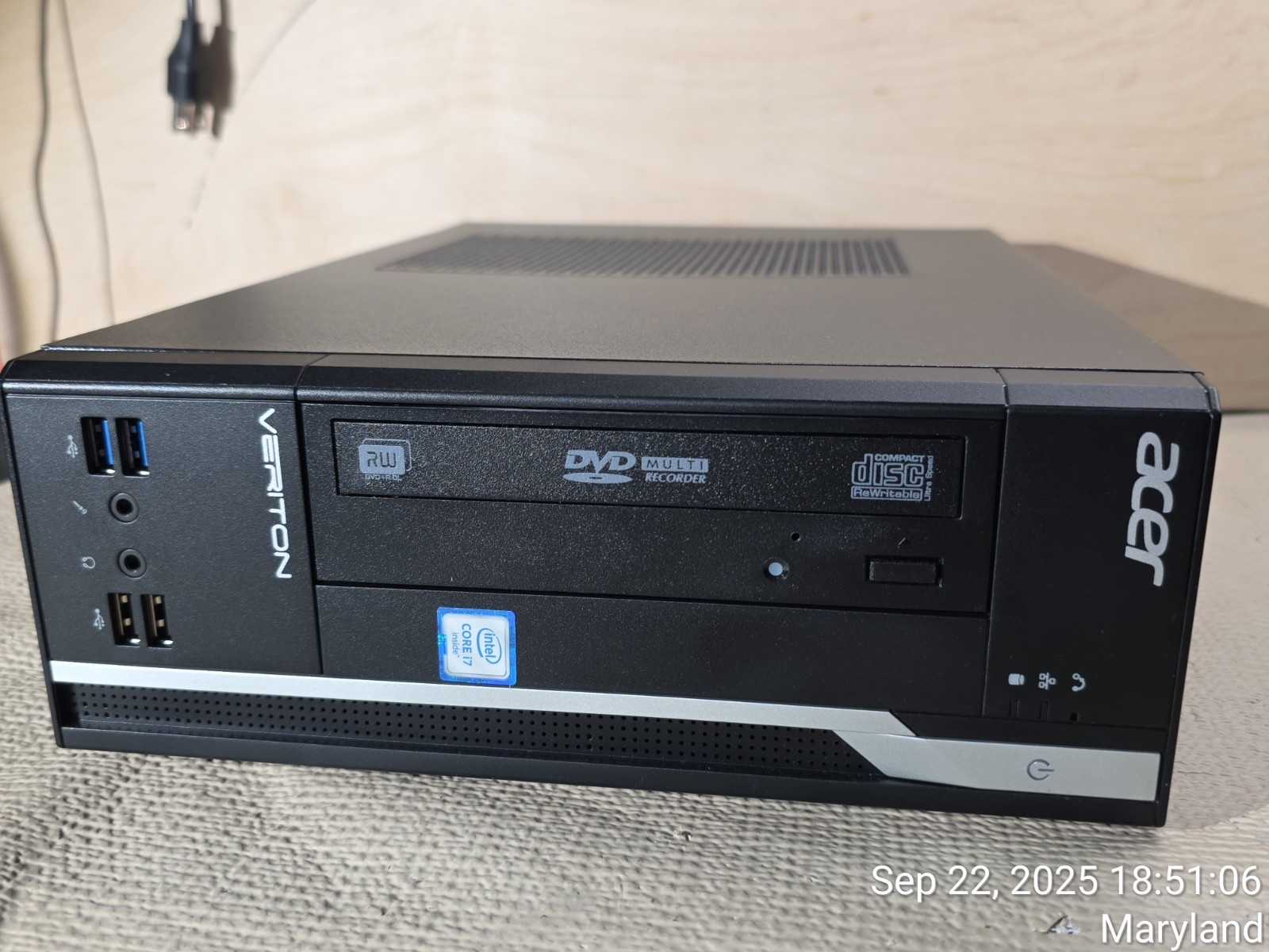 Acer Veriton VX4640G Desktop Intel Core i7-6700 32GB RAM 512GB SSD  Win 11