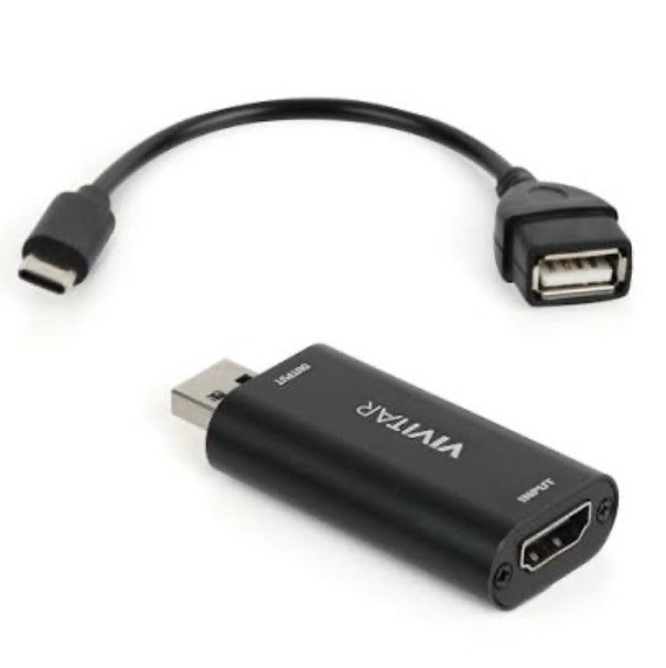 Vivitar Creator Series HDMI to USB Video Capture Card with Real-time HDMI Video
