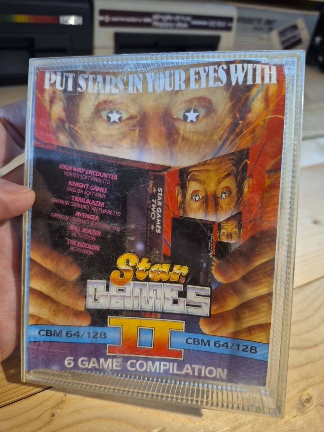 C64 : STAR GAMES II : 6 ORIGINALS GAMES X COMMODORE 64 tape EIDOLON AVENGER BALL