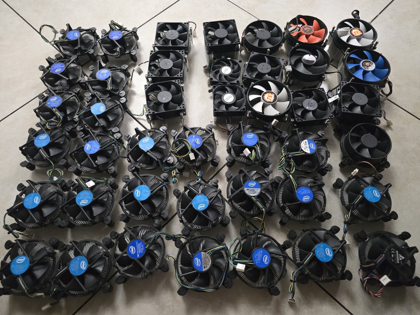Intel 115x Cpu Cooler Lot 65 Watt *read* Local Pickup Only E97379-003
