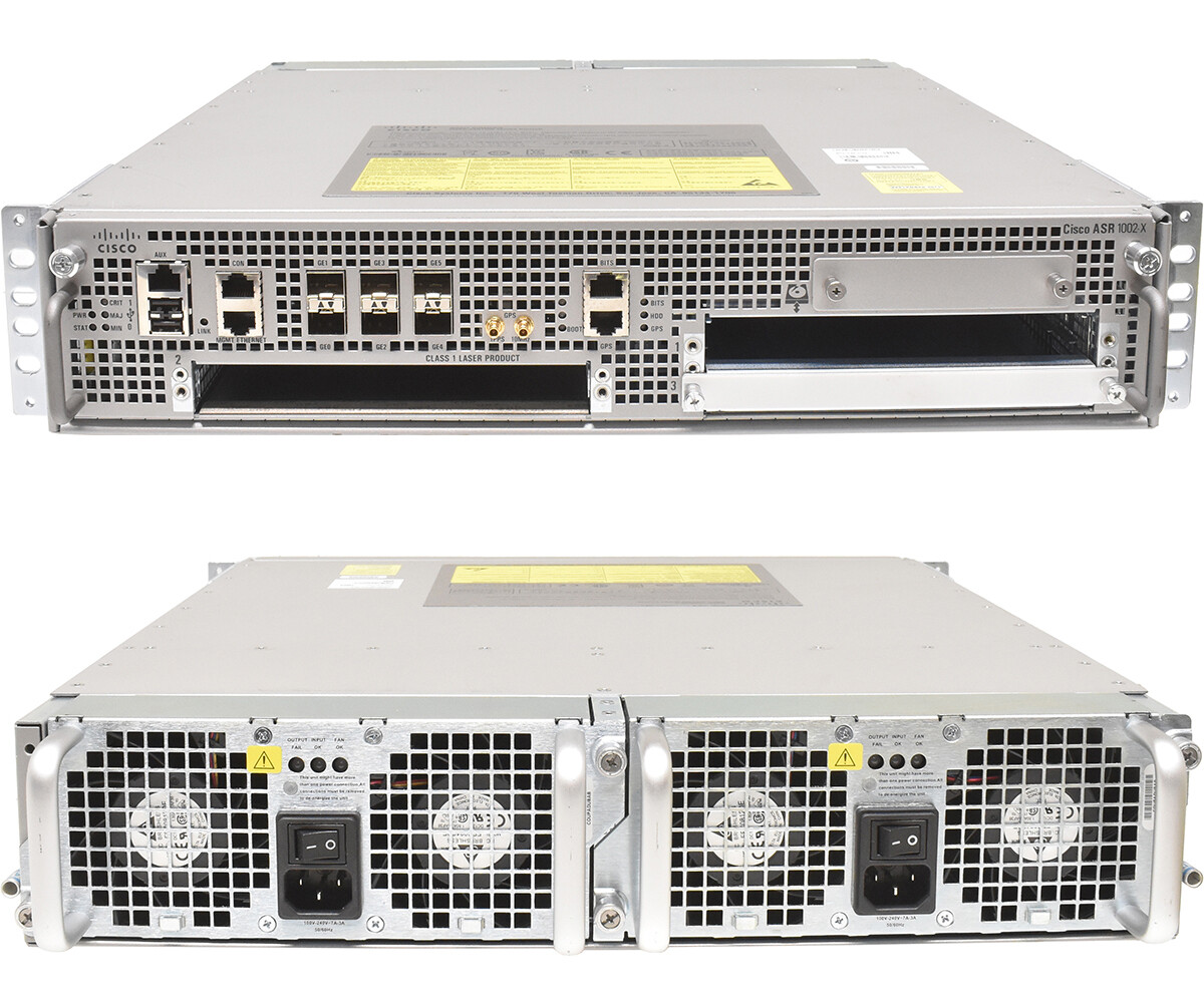 Cisco ASR1002-X 68-3873-05 Aggregation Services Router 6-Port SFP GE Rack Ears