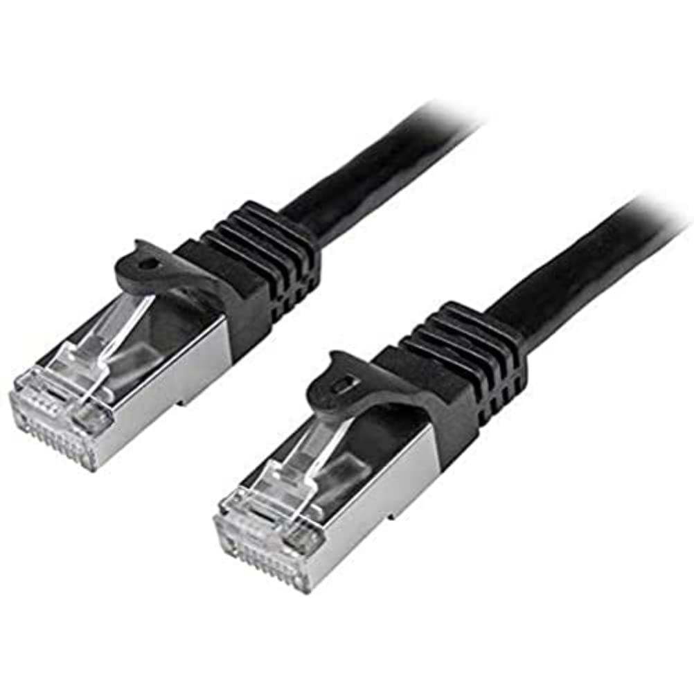 StarTech.com N6SPAT5MBK 5 m Cat6 Patch Cable, Shielded (SFTP) Snagless Gigabit N