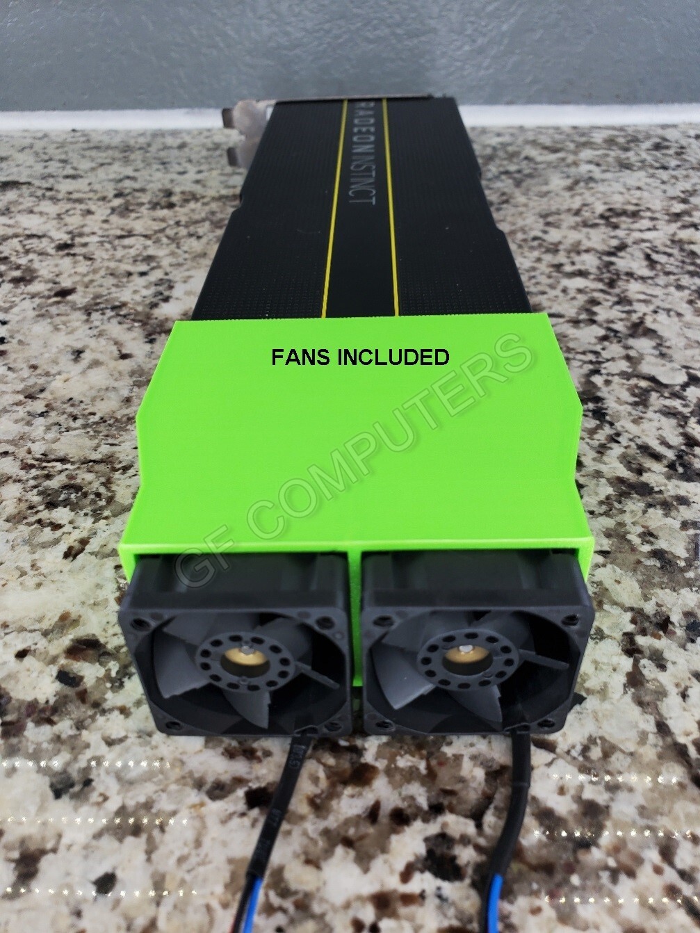 NIVIDA RTX A8000 PASSIVE GPU Cooling Fan Shroud Mounting Accelerator Card AI