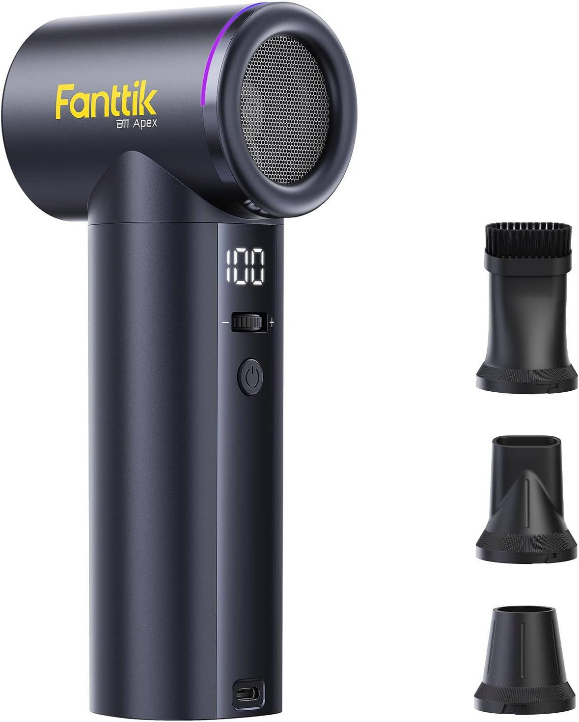 Fanttik B11 Apex Electric Air Duster, Compressed Air W/Powerbank Function