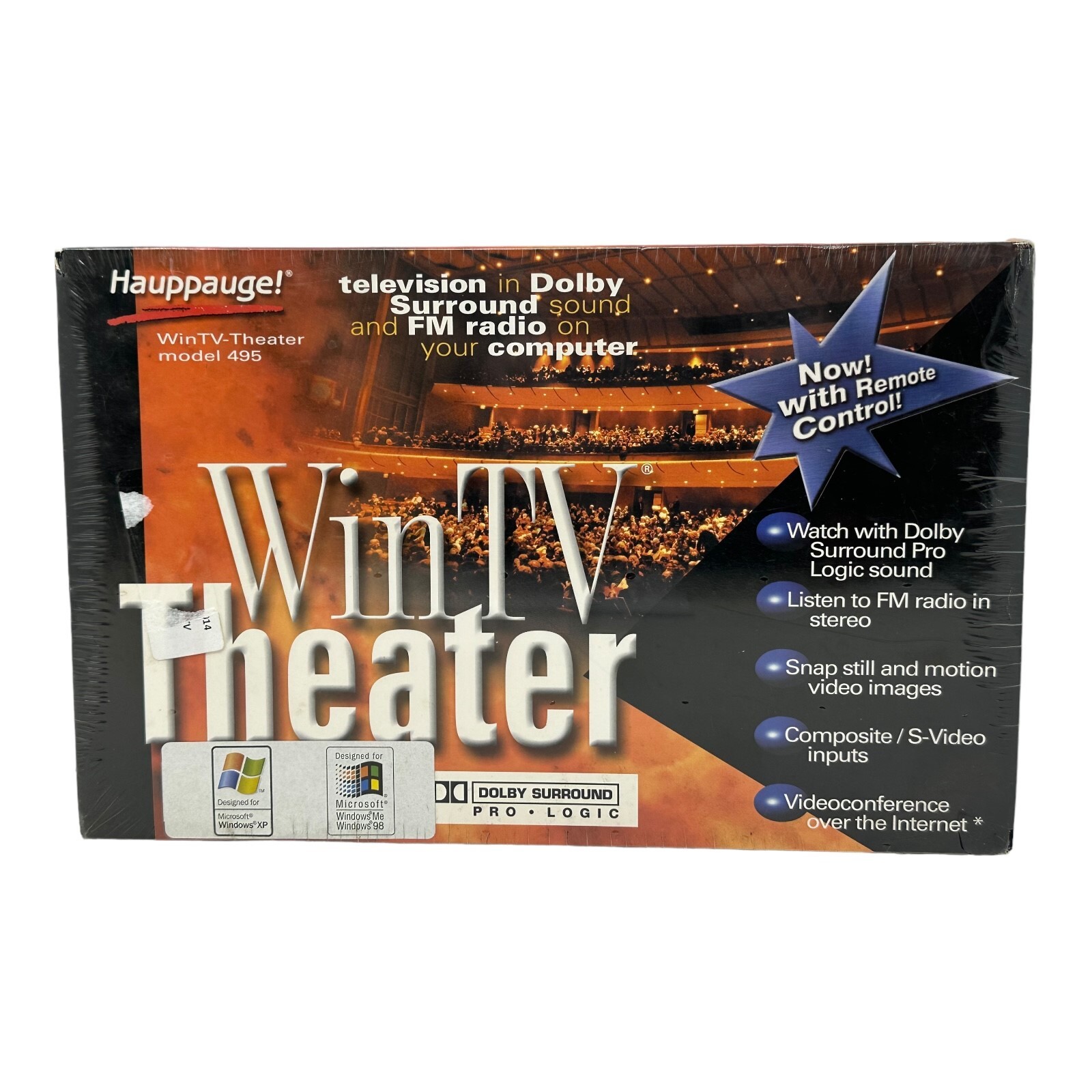 Hauppauge Model 495 WinTV Theater-PCI NEW/FACTORY SEALED