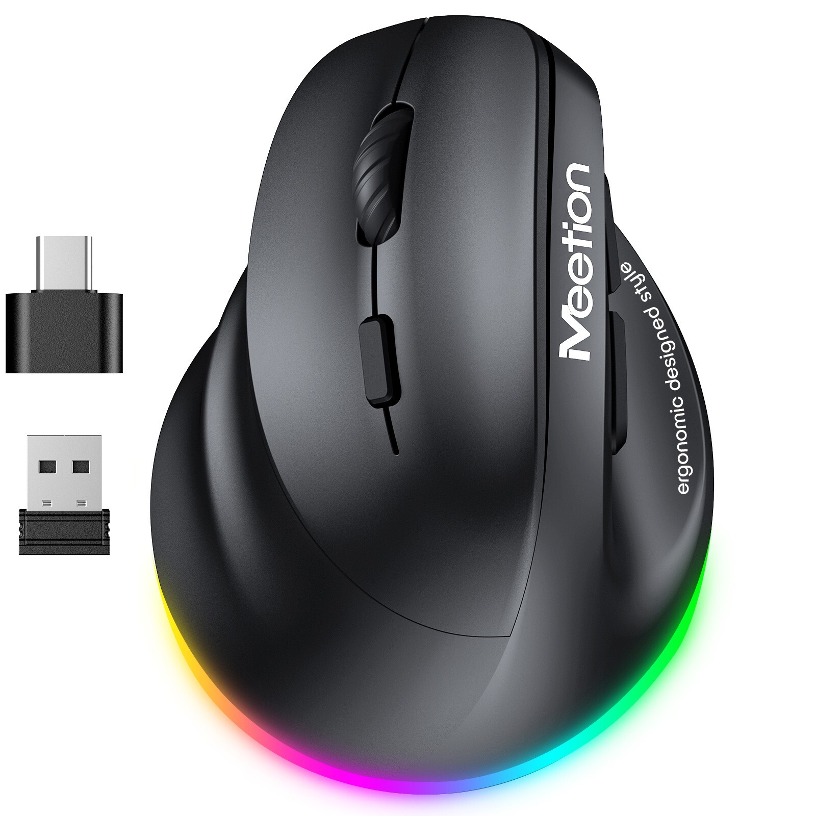 Gurren Buggie Mouse MeeTion BTM10 - RGB - Left Hand