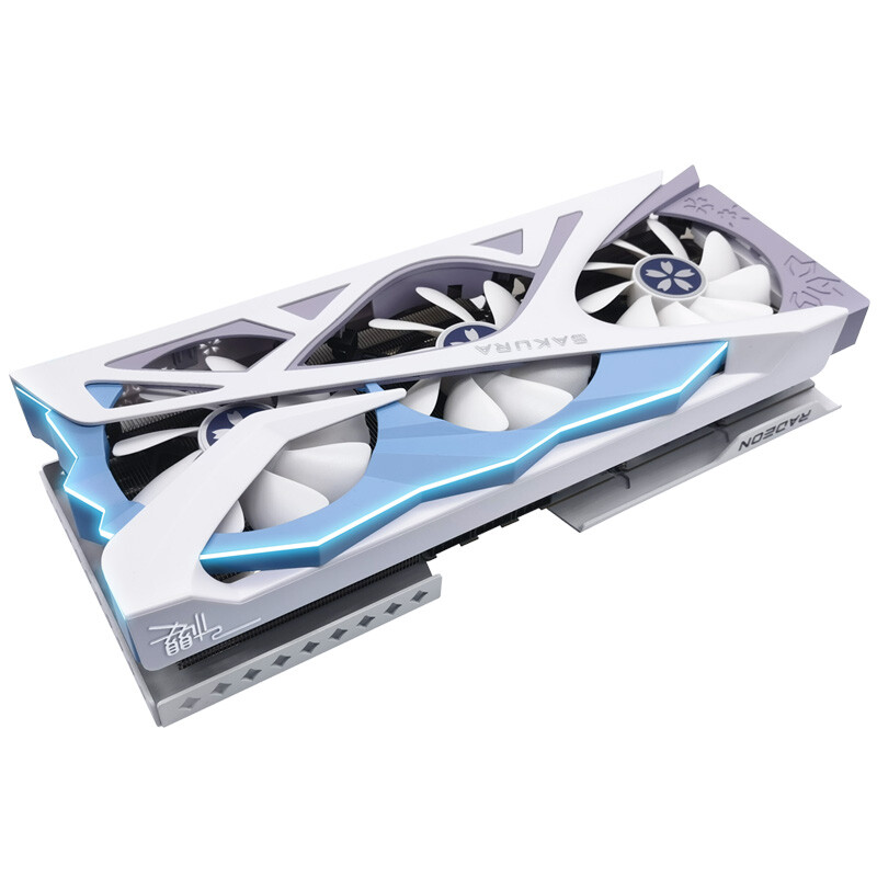 Yeston RX9070XT 16GB Sakura Eye Water Atlantis OC Graphics Card