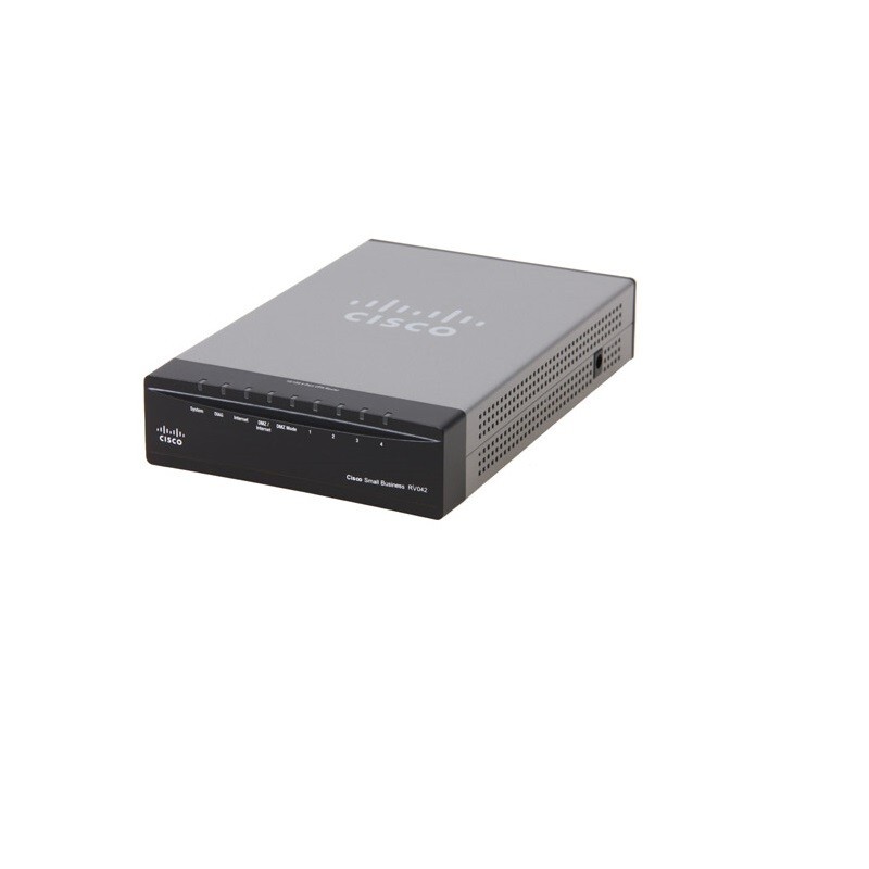 Cisco RV042 4-Port 10/100 Wired Router With Power Supply.