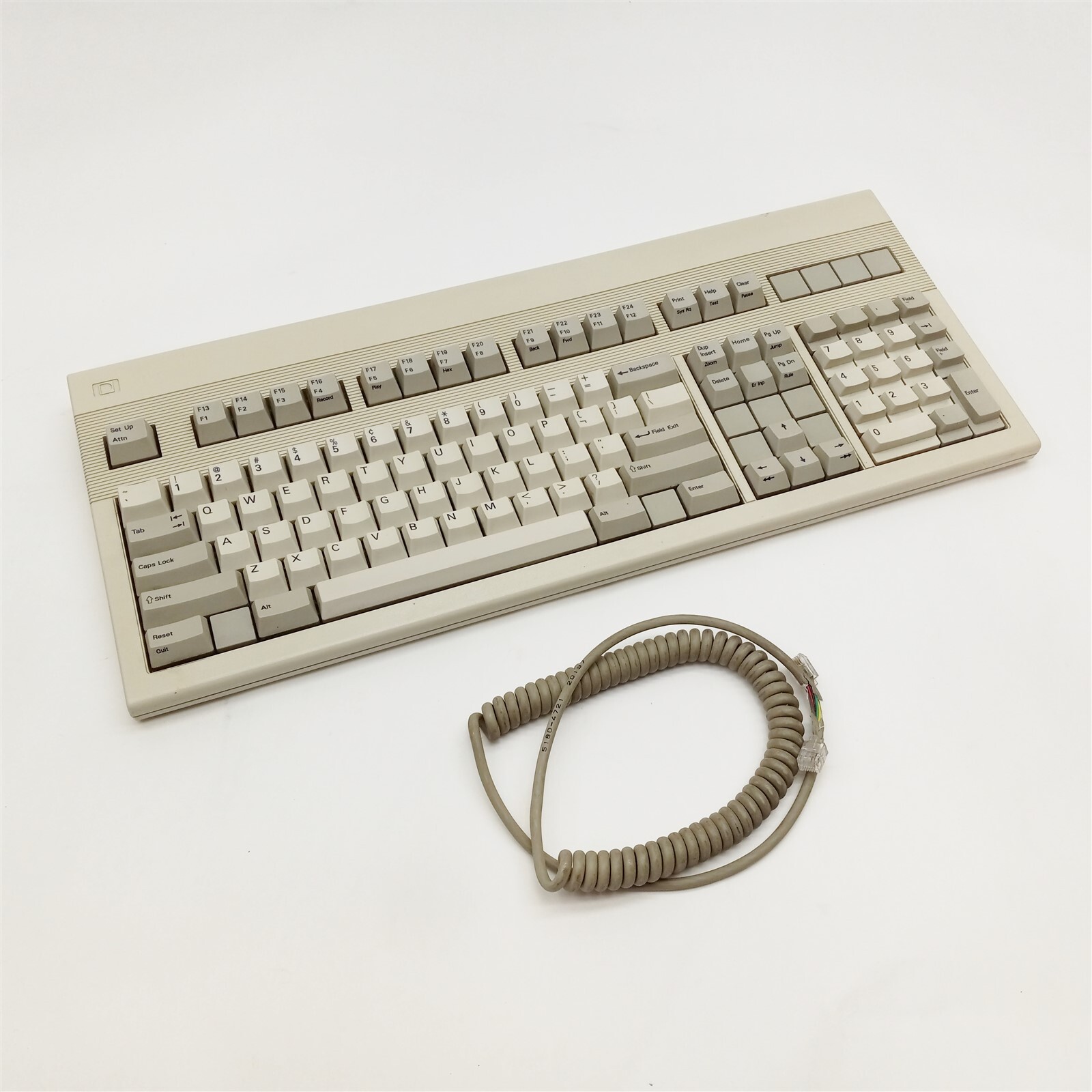 Decision Data C1409A Vintage Retro RJ45 5V 50mA 102-Key Terminal Keypad Keyboard