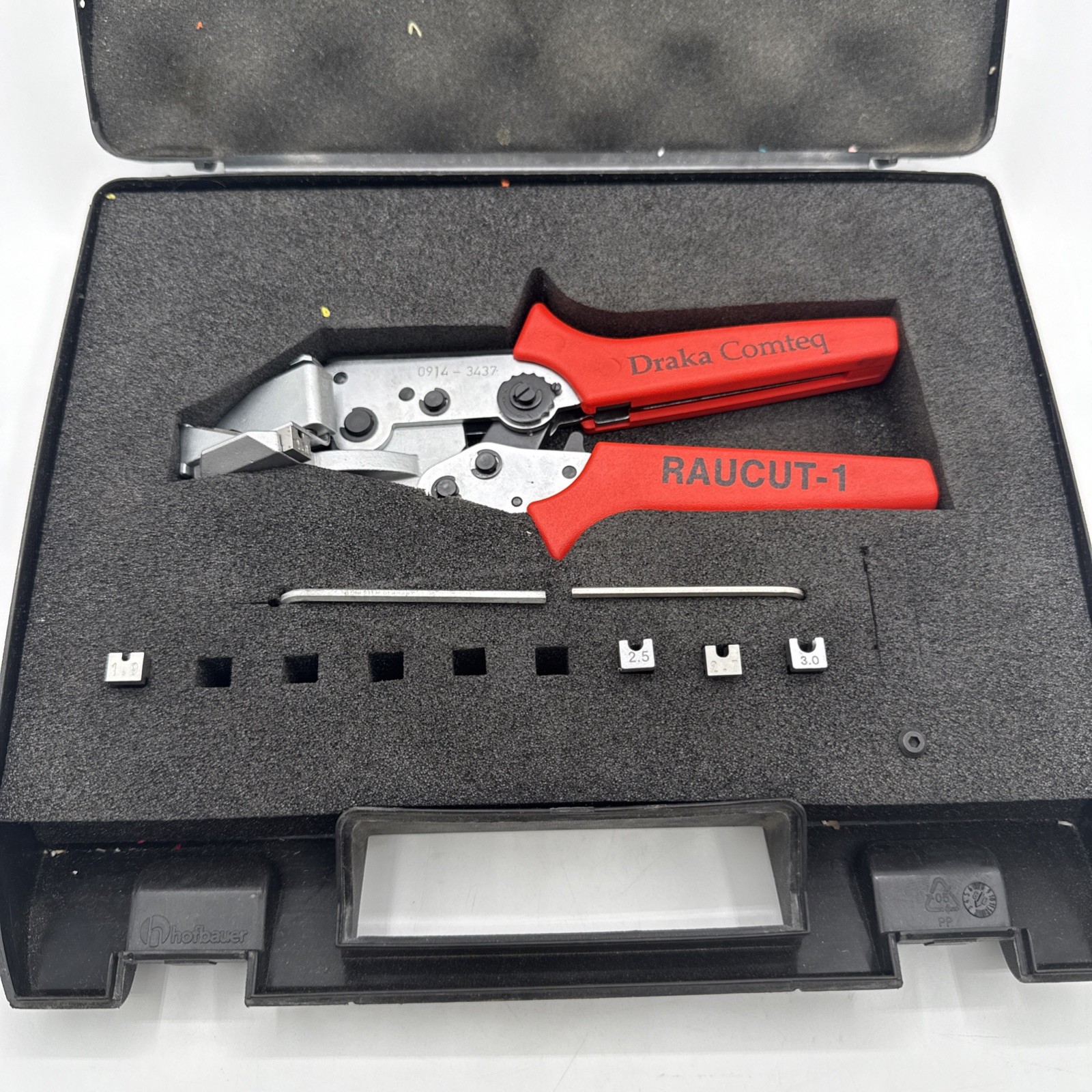 Draka Comteq Raucut-1 Midspan Access Tool Buffer Tube with Carry Case