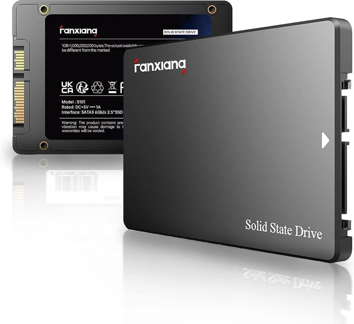 Upgrade to S101 256GB Internal SSD - 520MB/sec Read Speed & Reliability