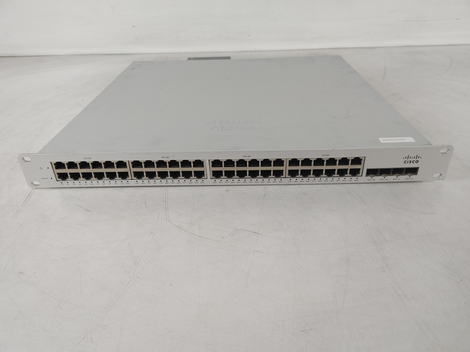Cisco Meraki MS320-48FP 48x 1G RJ45 4x 10G SFP+ Cloud-Managed PoE Switch