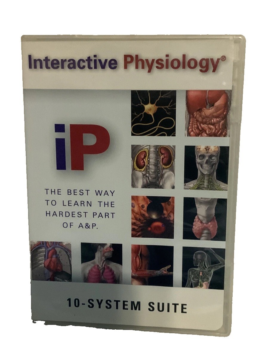 Interactive Physiology 10-System Suite CD-ROM Anatomy Educational Software