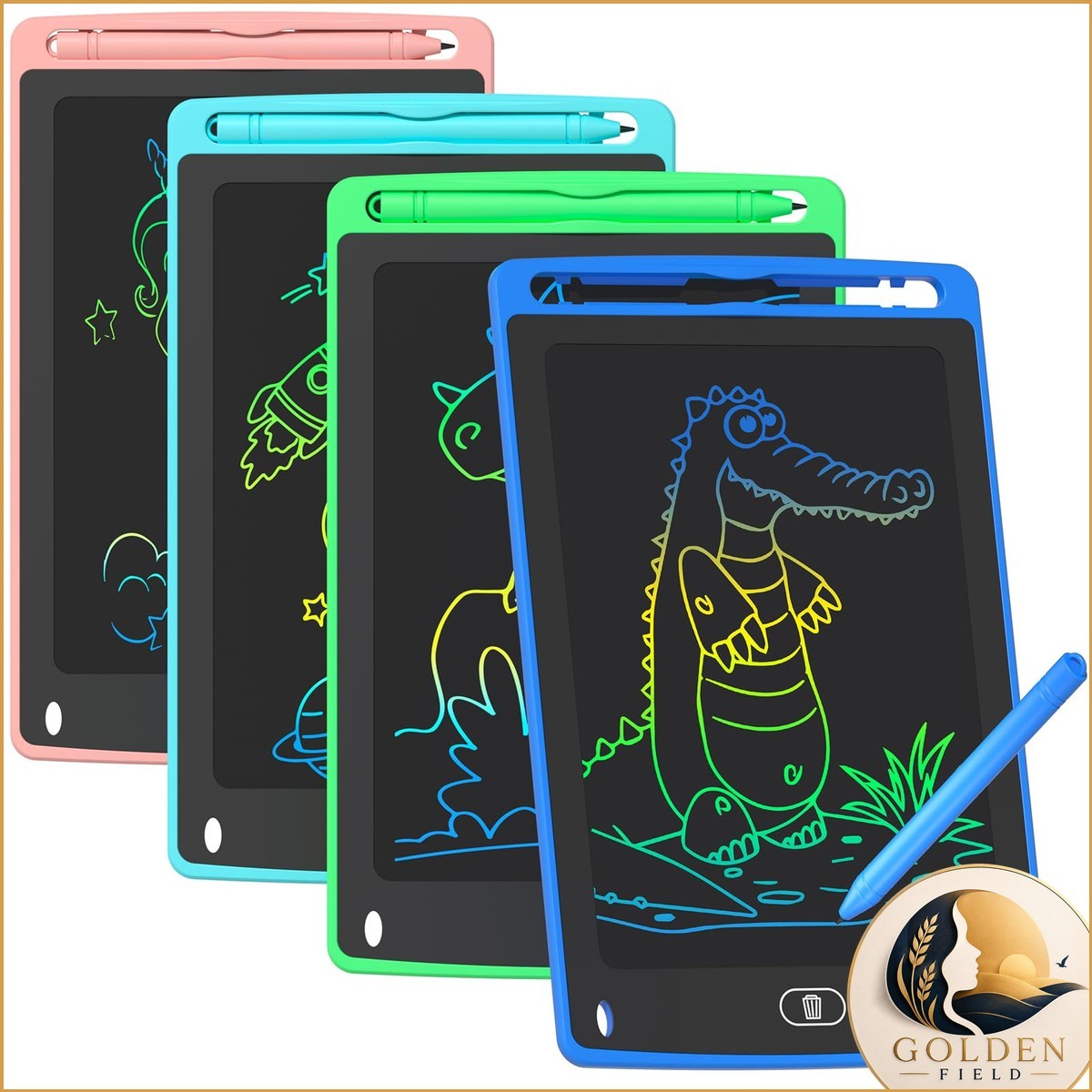 4 Pack 8.5 Inch LCD Writing Tablet Doodle Board for Kids Boys Girls Age 3-8