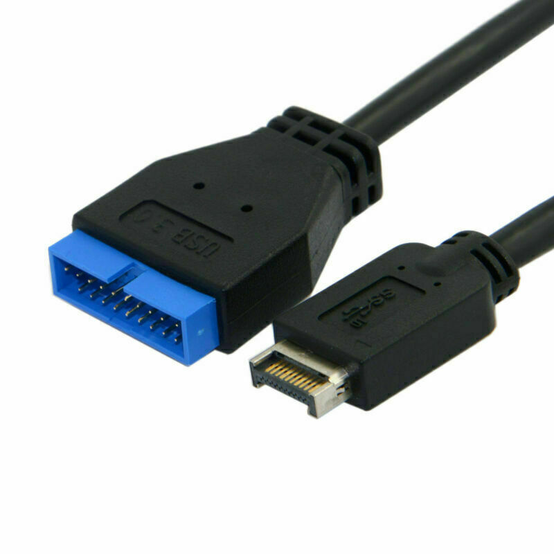 USB 3.1 Front Panel Header to USB 3.0 20Pin Header Extension Cable 20cm  USB3.1