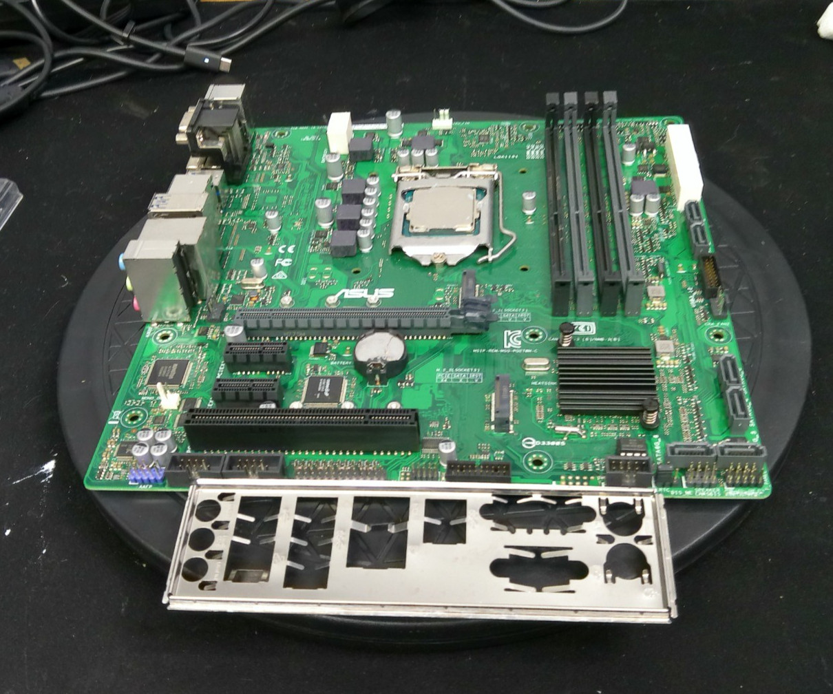 ASUS PRIME Q270M-C Motherboard W/ Intel Core i7-7700k SR33A CPU & I/O Shield