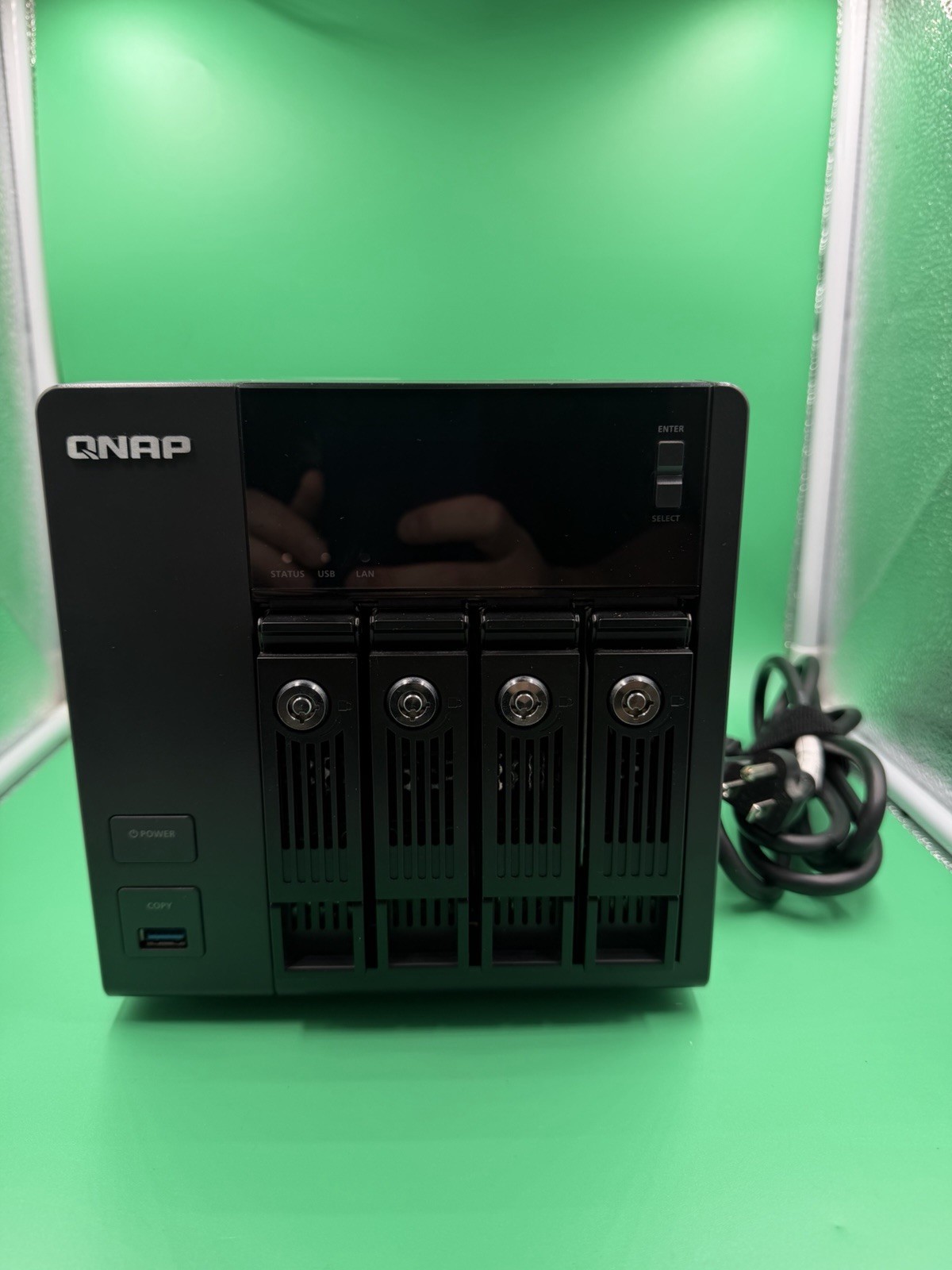 QNAP TS-453 Pro 4-Bay NAS Network Attached Storage 4x LAN Only/ No HDD Tested