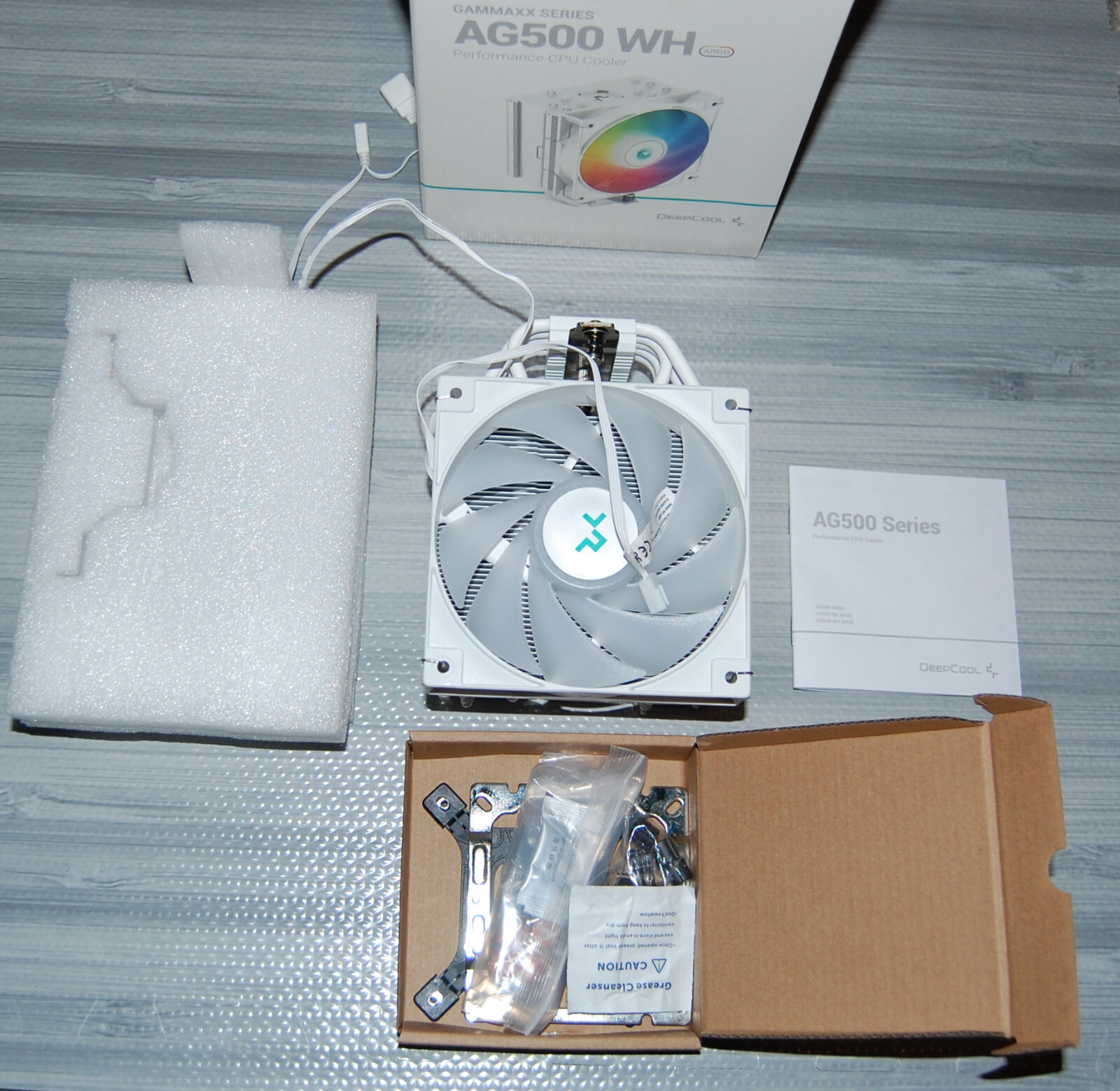 DeepCool AG500 WH ARGB Single-Tower Performance CPU Cooler