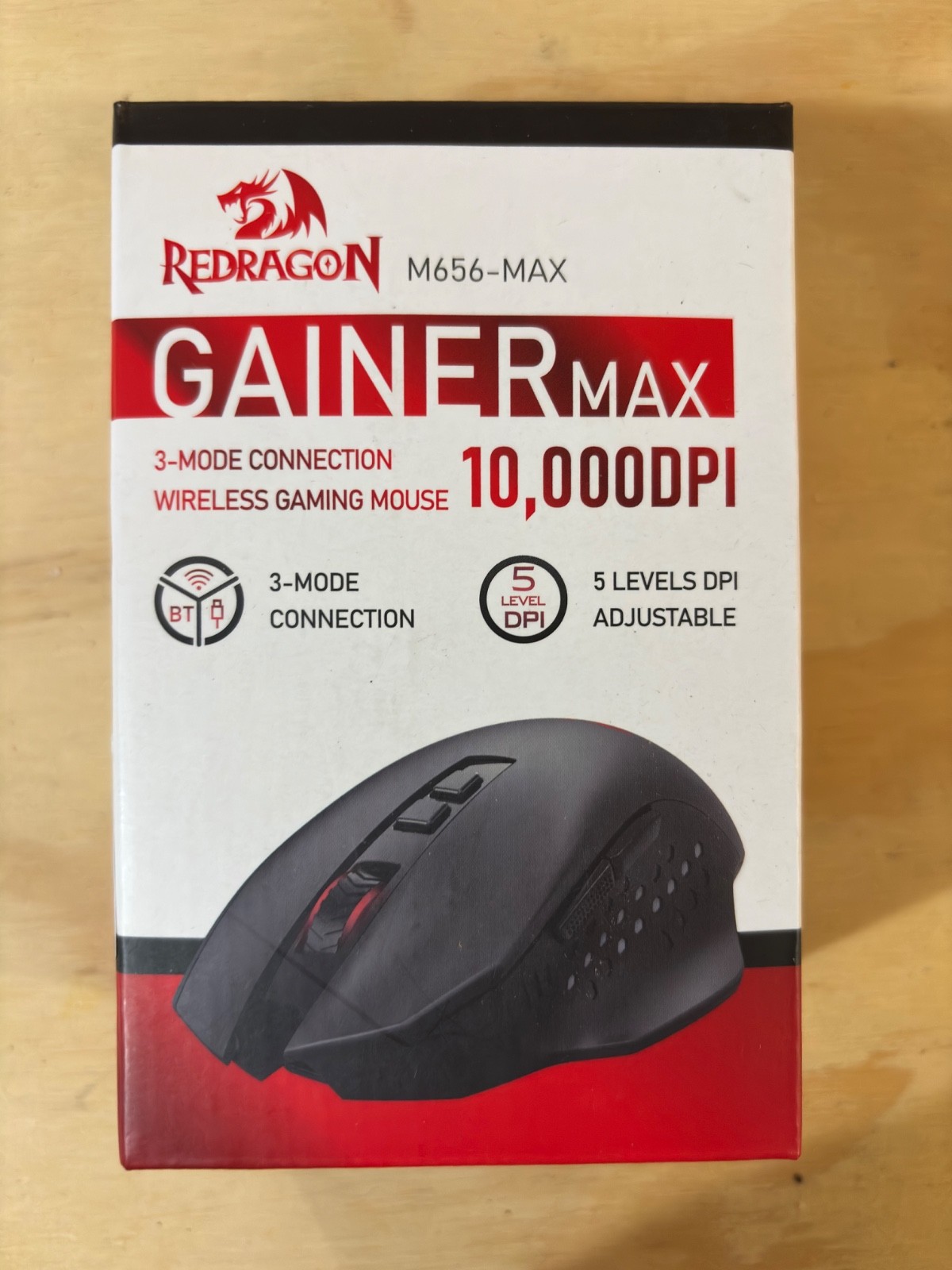 Redragon M656-MAX 3-Mode Wireless Gaming Mouse BRAND NEW SEALED