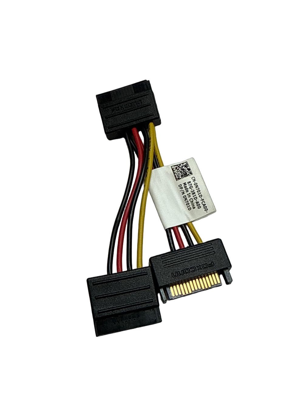 N701D 0N701D New Dell Foxconn SATA Power Connector Splitter Cable 3.75"