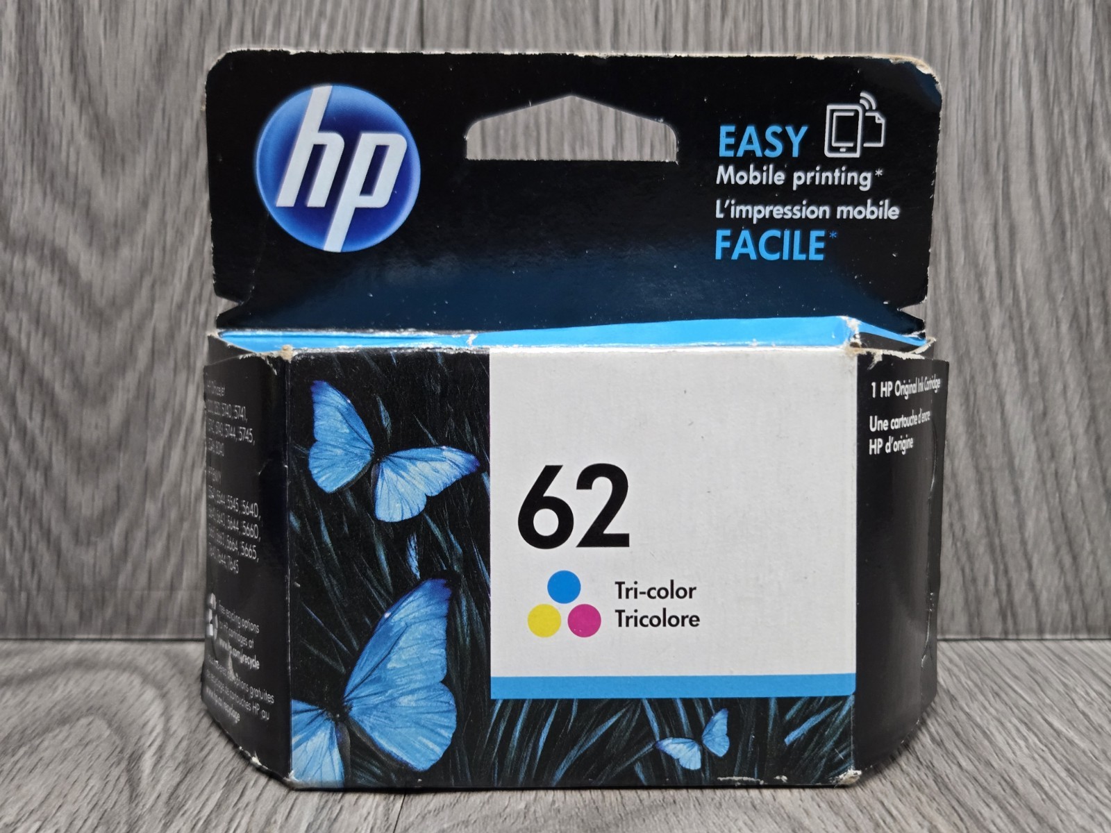HP C2P07AN Tri-Color Ink Cartridge OEM Genuine #62 #62XL Exp 12/2018 New 