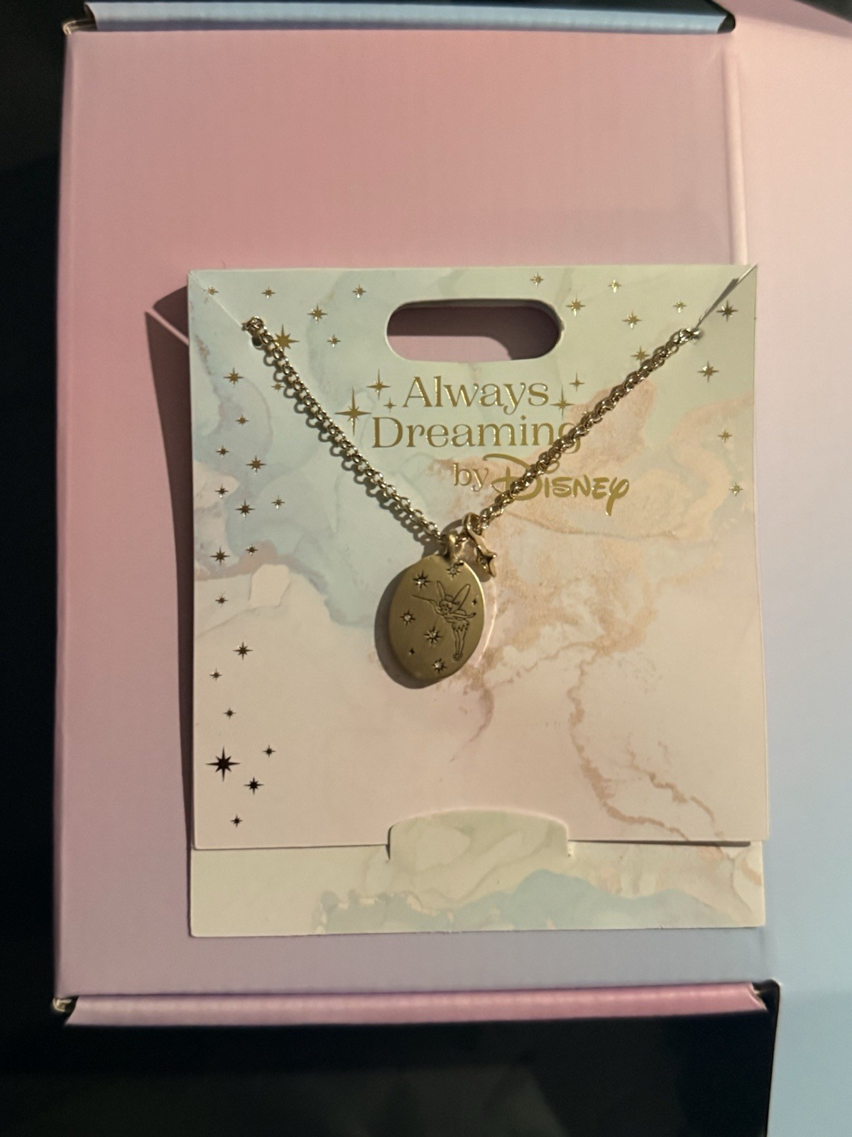 2025 Disney Parks Always Dreaming Tinker Bell Necklace