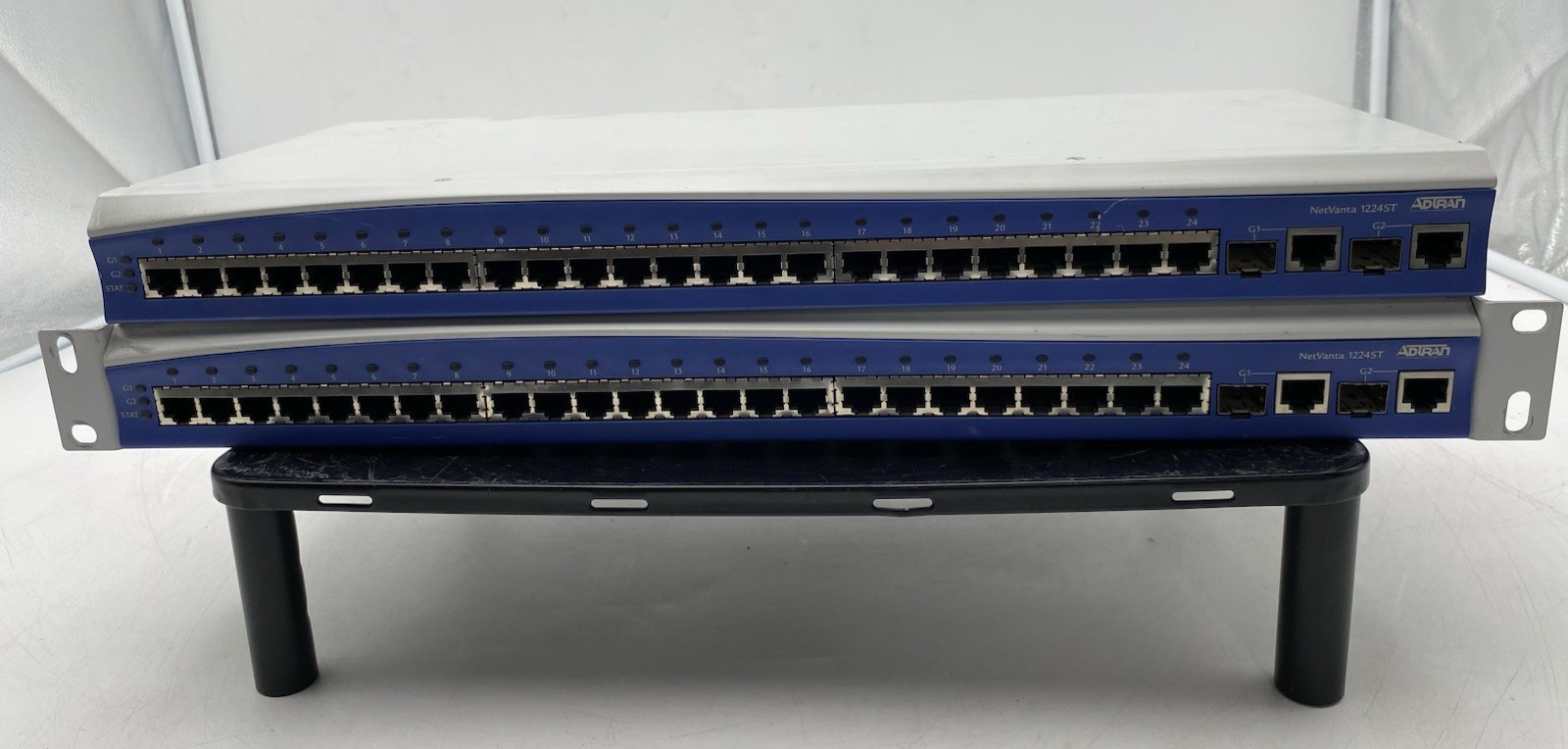 LOT OF  2 Adtran NetVanta 1224ST 24-Port Managed Network Switch