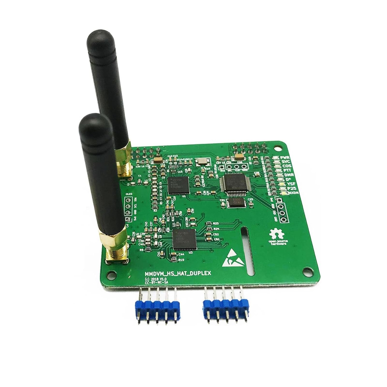GOOZEEZOO MMDVM Duplex Hotspot Module Dual Hat without OLED, OLED