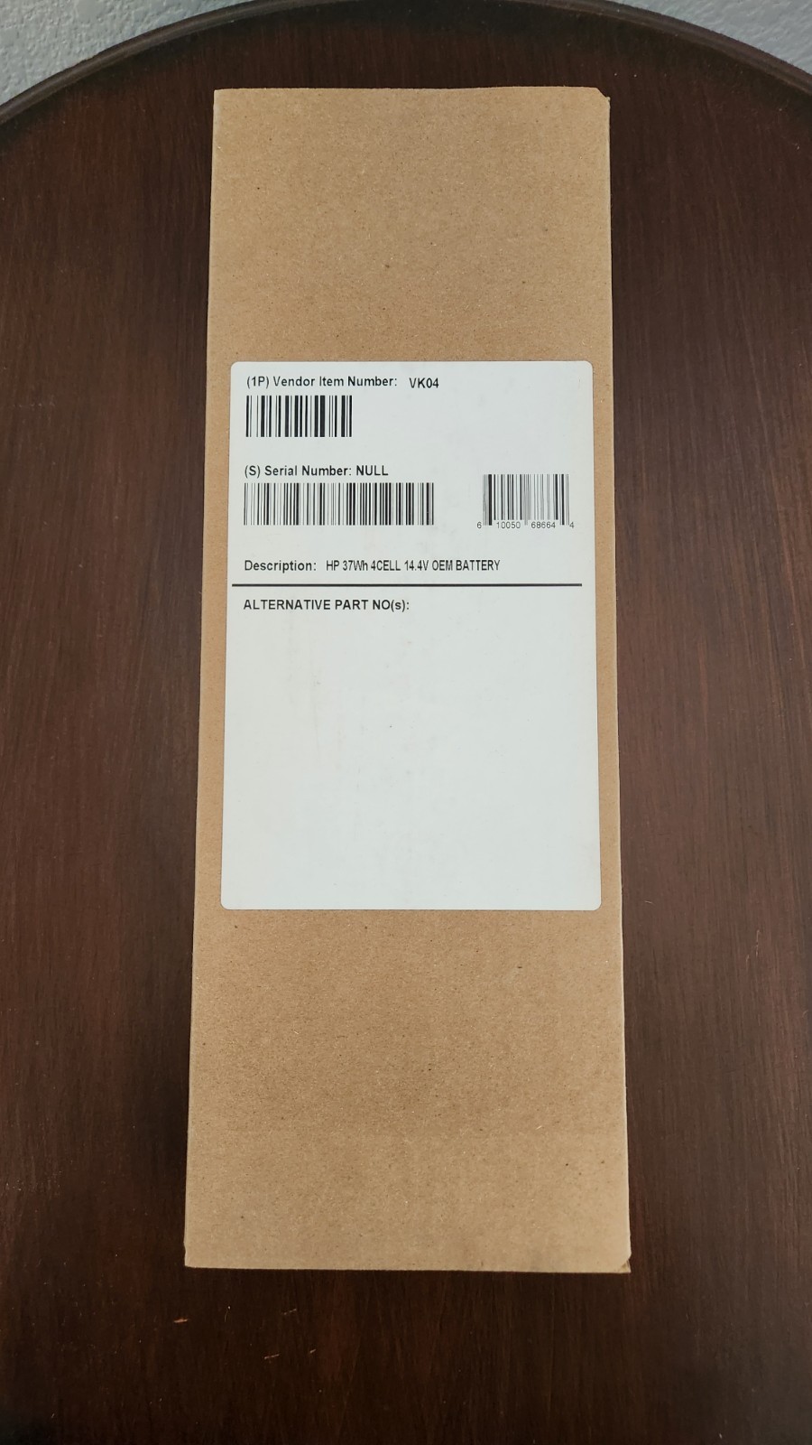 HP Battery VK04 37Wh 4-Cell 14.4v OEM Battery