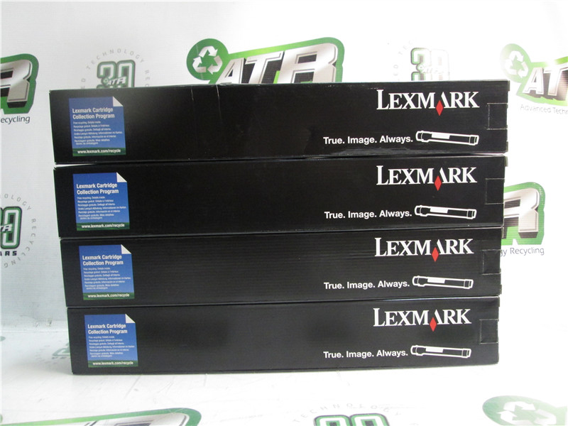 Lexmark C950X2YG C950X2MG Extra High Yield Toner Cartridge New OEM Bundle of 4