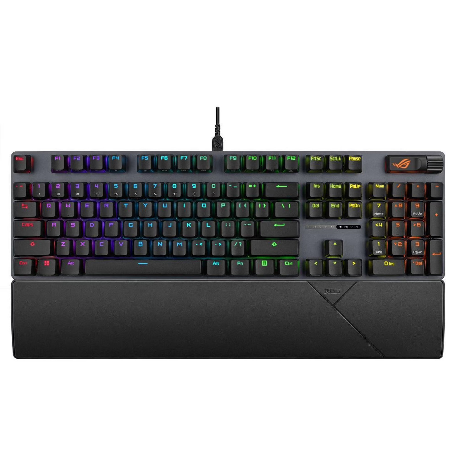 ASUS ROG Strix Scope II Keyboard, pre-lubed ROG RX Red Linear Optical switches