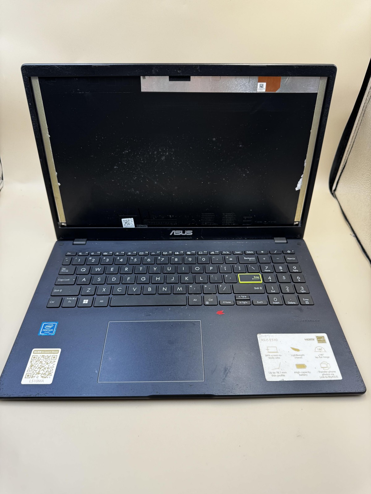 ASUS 15.6” Vivobook 4GB RAM, 128GB SSD, Windows 11, Star Black, L510KA-ES04