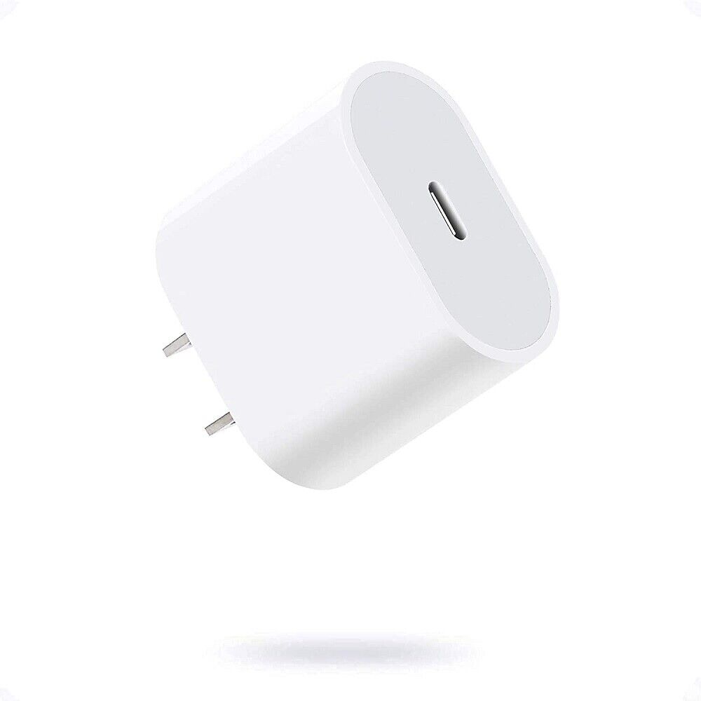 1/20X Bulk Lot For iPhone 14/13/12/11/XR/iPad USB-C Adapter PD 20W Fast Charger 