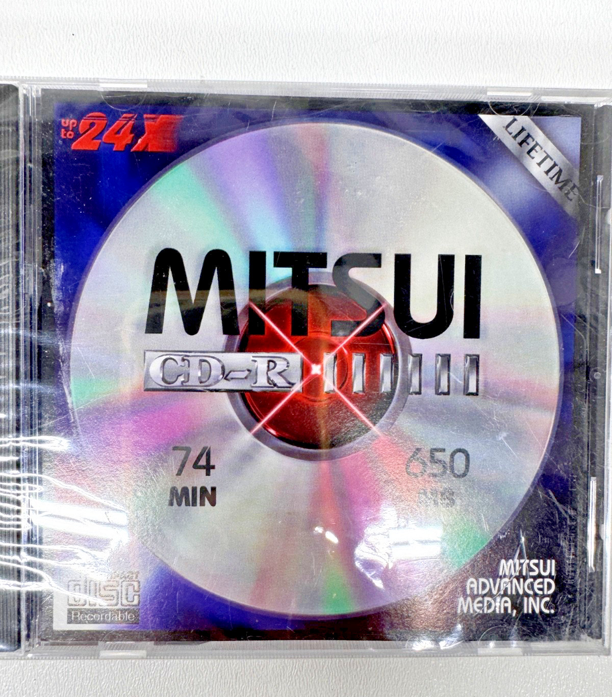 Mitsui Cd-R 74 Minute 24X 650 MB New Sealed