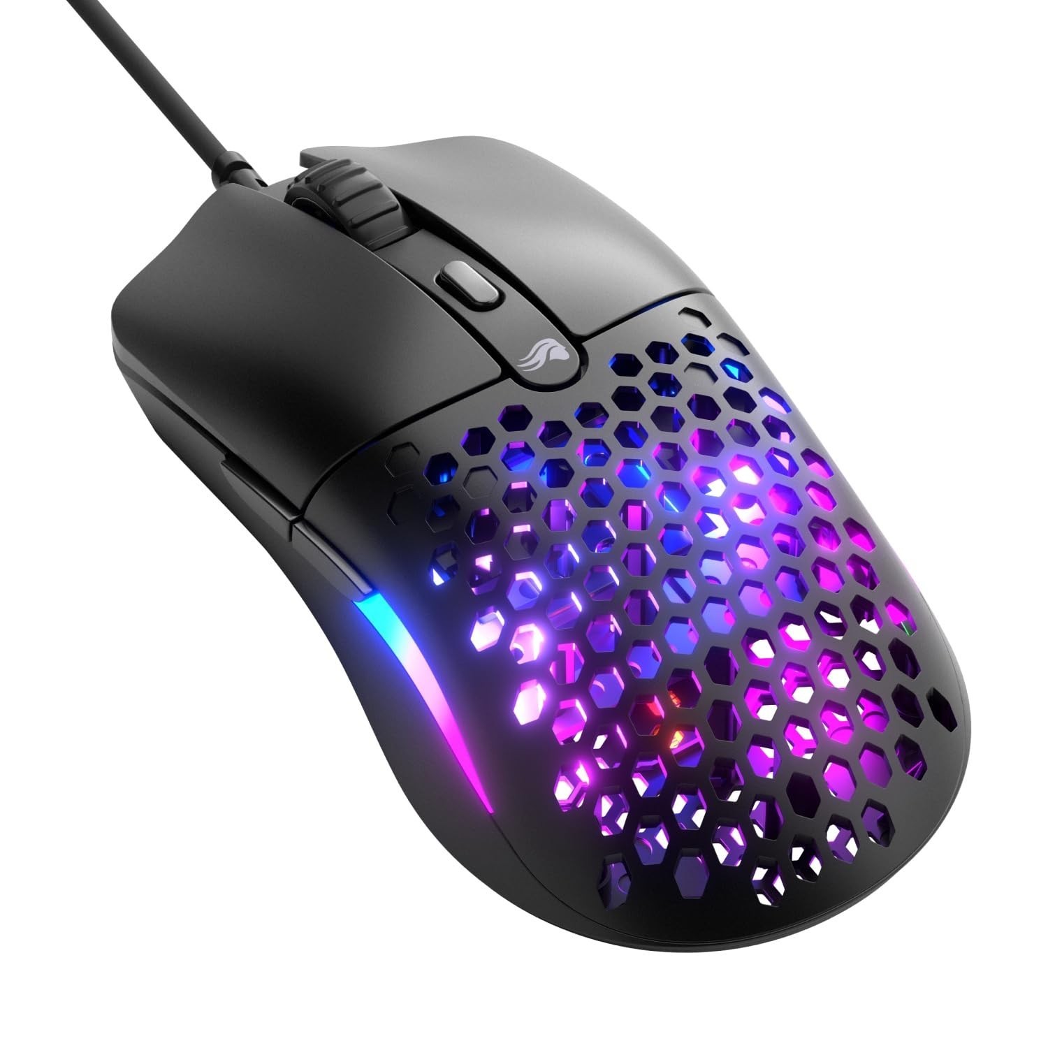 Glorious Gaming - Superlight Wired PC Gaming Mouse with Honeycomb Shell, 6 Pr...