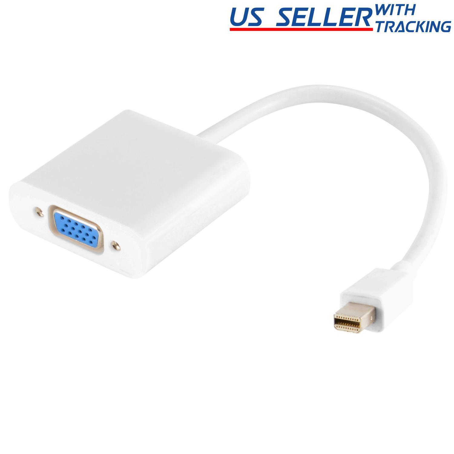 Thunderbolt Mini Display Port DP To VGA Cable Adapter for Windows Laptop