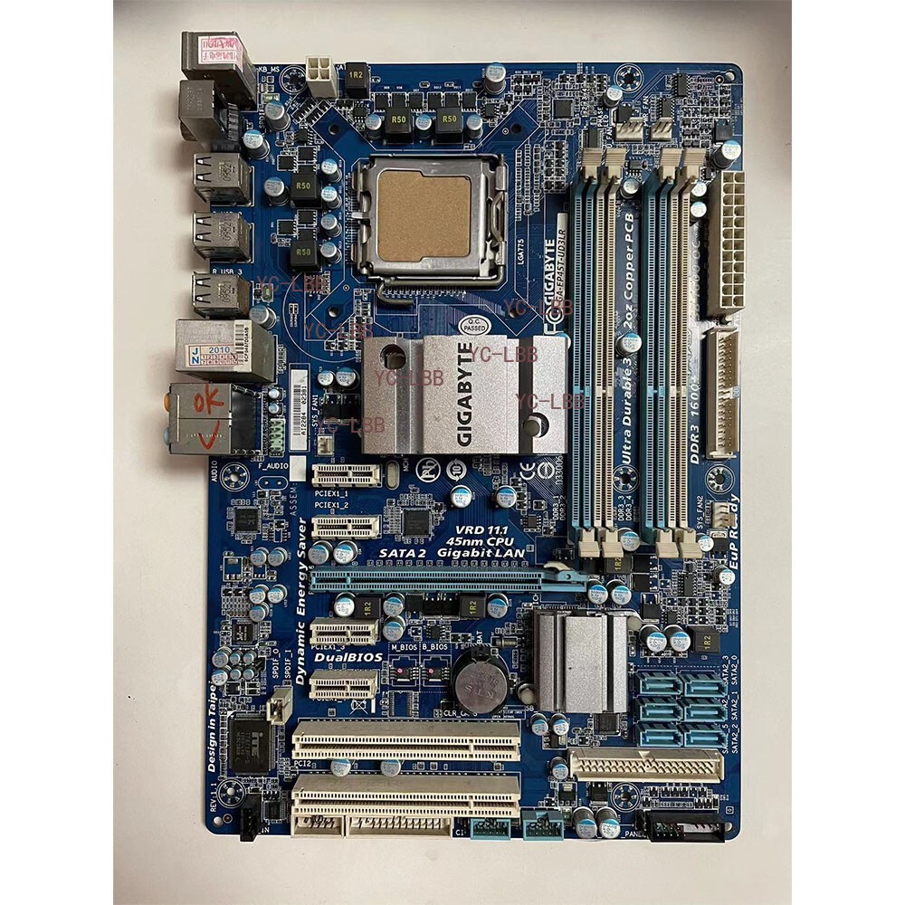 For Gigabyte GA-EP45T-UD3LR LGA 775 DDR3 6×SATA II ATX Motherboard