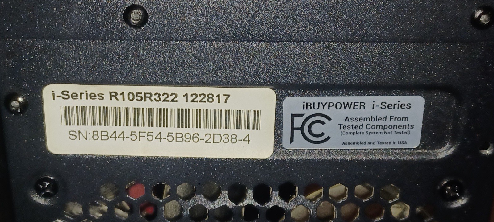 iBUYPOWER desktop PC custom specs *