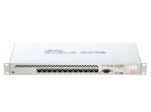 Mikrotik CCR1016-12G 12-Port  Industrial Grade Cloud Core Router NEW