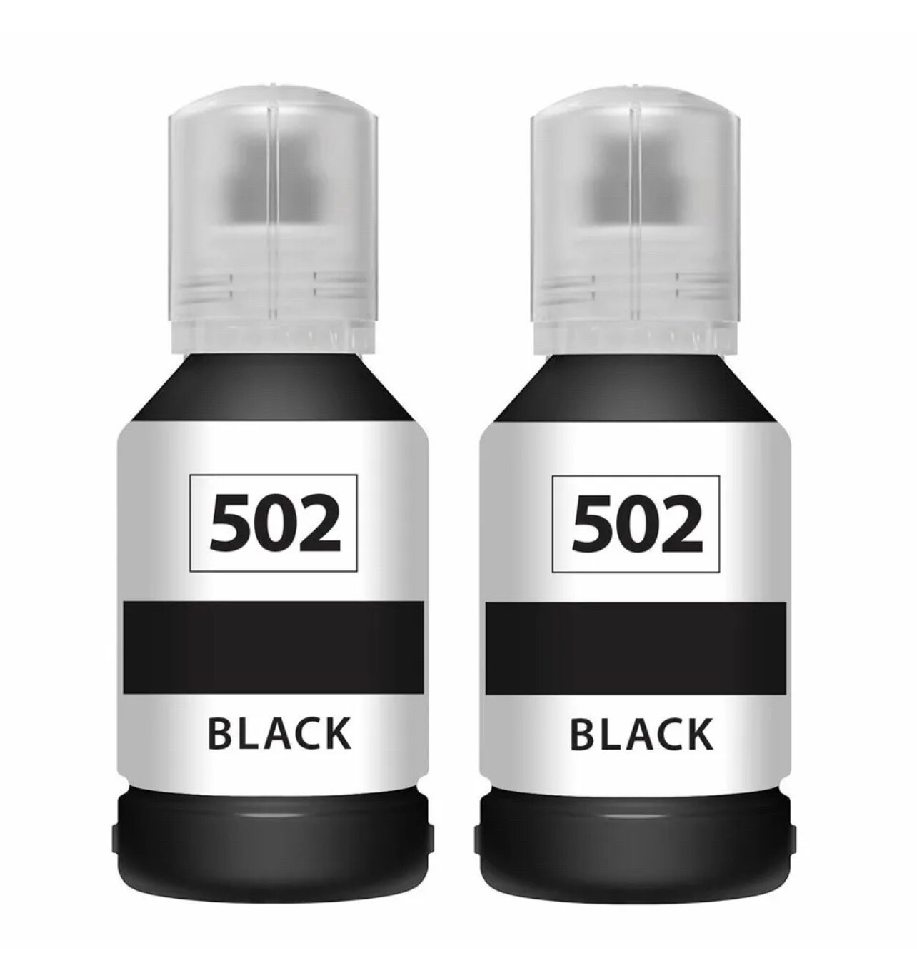 2PK COMPATIBLE WITH Epson 502 Black Ink for WF ET-3750 ET-4750 ST-2000 ST-3000
