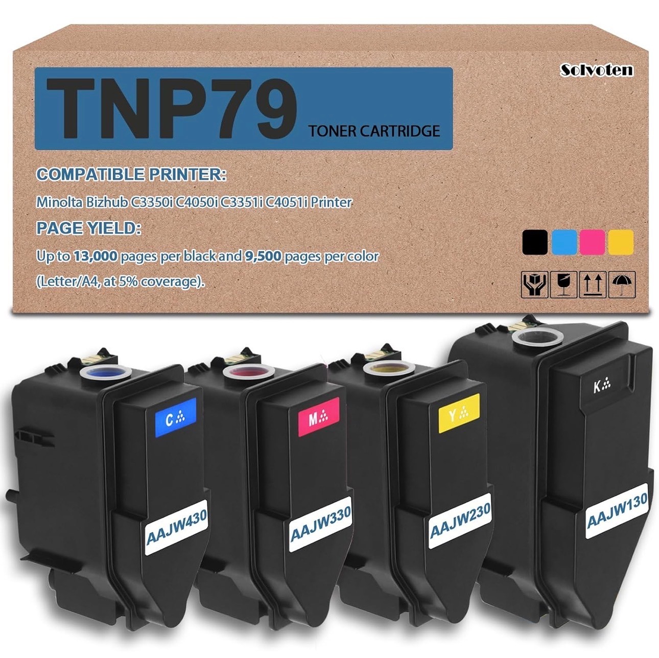 TNP79 Toner Cartridge for Konica Minolta Bizhub C3350i C4050i C3351i C4051i