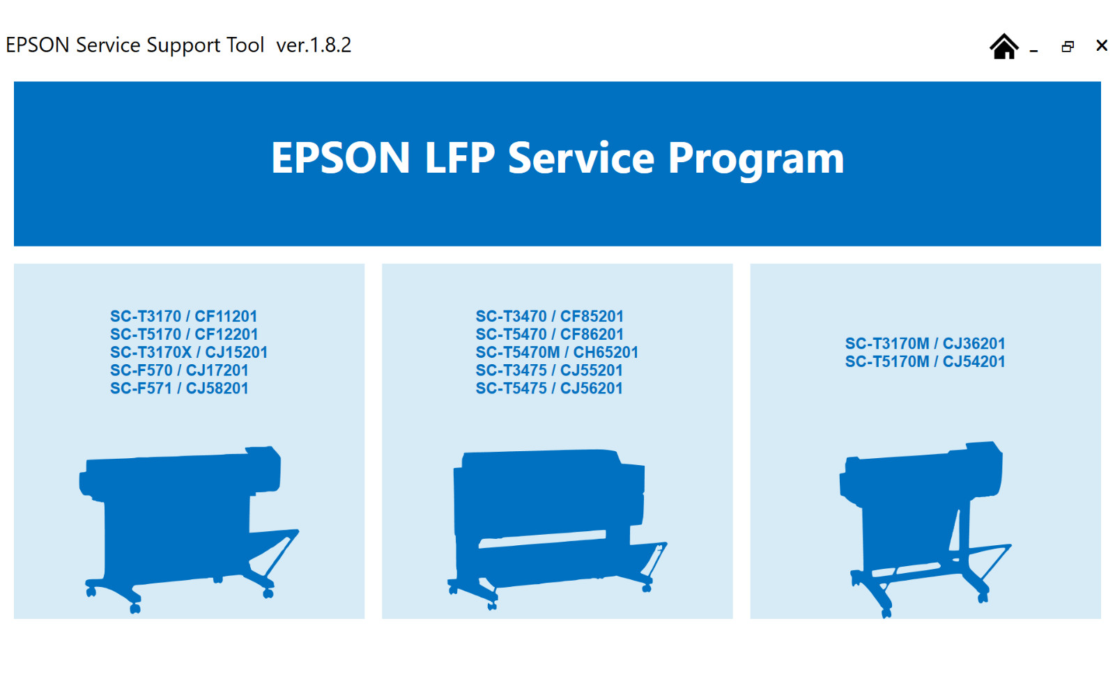 SERVICE PROGRAM SC-T3170, SC-5170, T3170X, SC-F570, SC-T3470, SC-T5470_1Pc v1.8