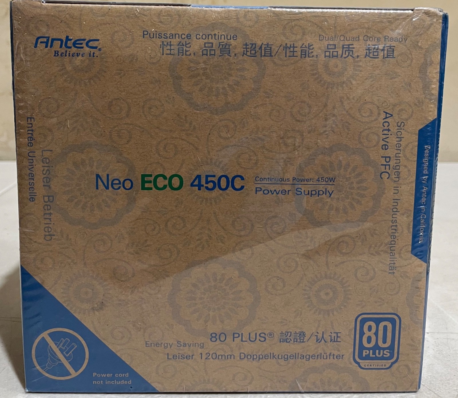 Antec Neo ECO 450C Power Supply (SEALED BOX)